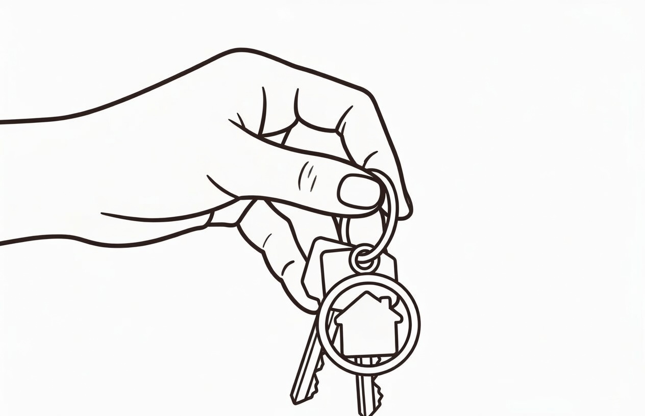 Buyers touring homes